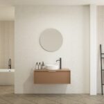 Pack CHAUVEAU + lavabo + miroir rond