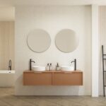 Pack CHAUVEAU + lavabo + miroir rond
