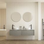 Pack CHAUVEAU + lavabo + miroir rond