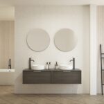 Pack CHAUVEAU + lavabo + miroir rond