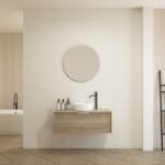 Pack CHAUVEAU + lavabo + miroir rond