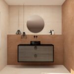 Pack VOUET + lavabo + espejo circular