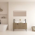 Pack AUDRAN + lavabo + espejo LED