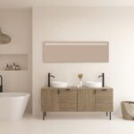 Pack AUDRAN + lavabo + espejo LED