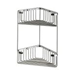 Porte-savon/porte-éponge double d&rsquo;angle