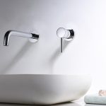 Evier intégré dans du chrome de Corfou