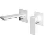 BLANC MAT GOZO ÉVIER INTÉGRÉ ROBINET