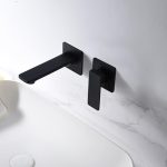 Évier encastré GOZO, tapis noir