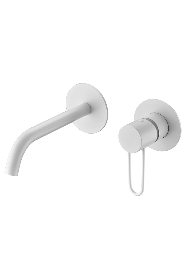 Robinet d’évier à encastrer IBIZA blanc mat