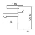 Évier Ibiza blanc mat robinet