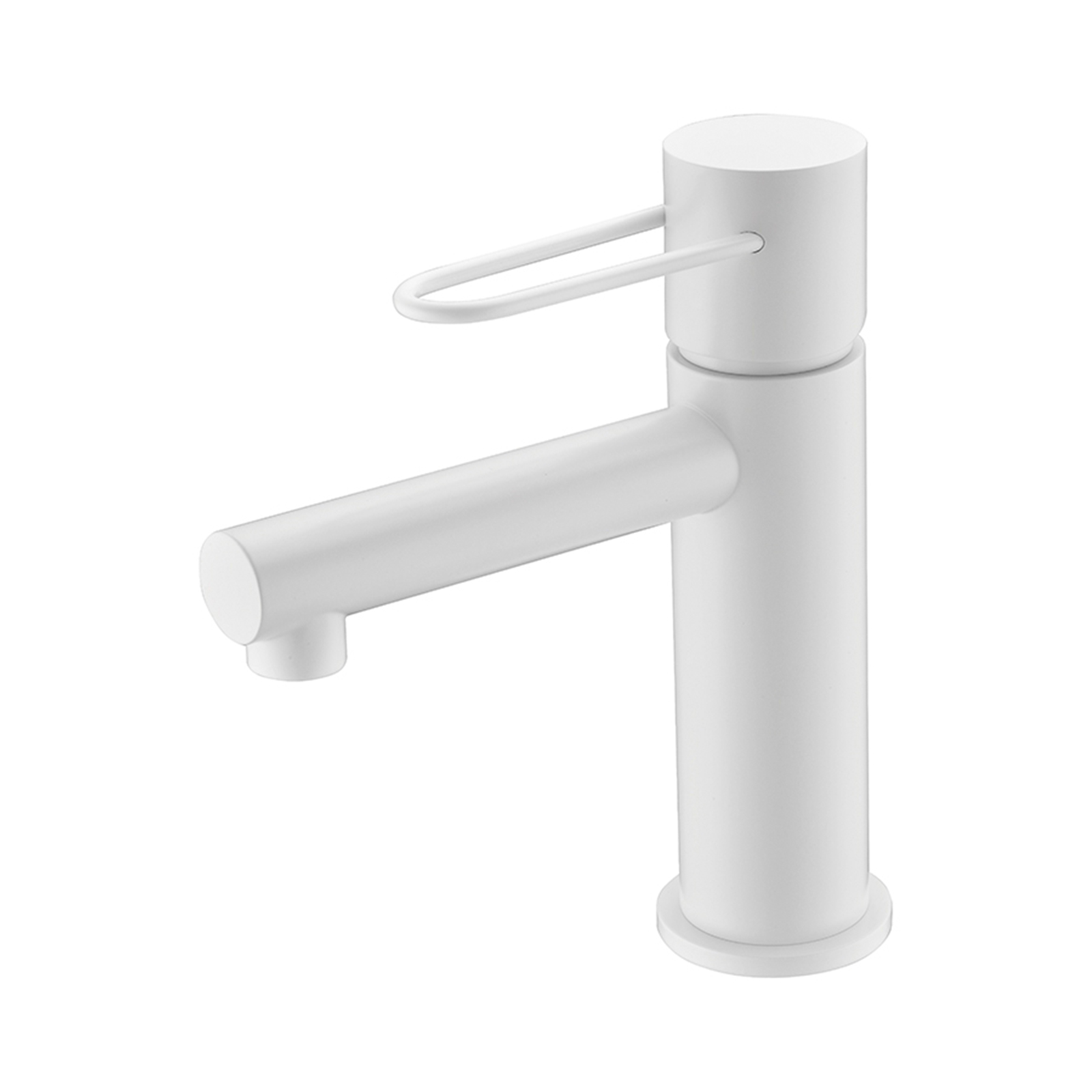 Évier Ibiza blanc mat robinet