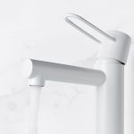 Évier Ibiza blanc mat robinet