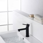 Robinet de lavabo Ibiza noir mat