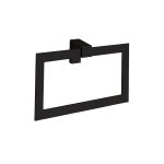 Anneau porte-serviettes KARA noir mat, 24 cm