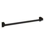 KARA porte-serviettes balayage 50 cm noir mat