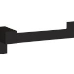 Portarrollo reserva KARA negro mate 16cm