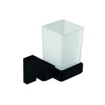 Portavasos KARA negro mate