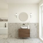 Pack ABEILLE + lavabo + espejo circular