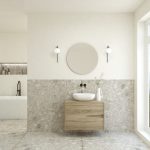 Pack ABEILLE + lavabo + espejo circular