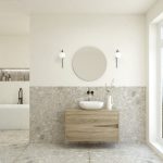 Pack ABEILLE + lavabo + espejo circular