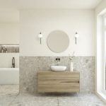 Pack ABEILLE + lavabo + espejo circular