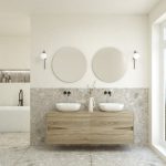 Pack ABEILLE + lavabo + espejo circular