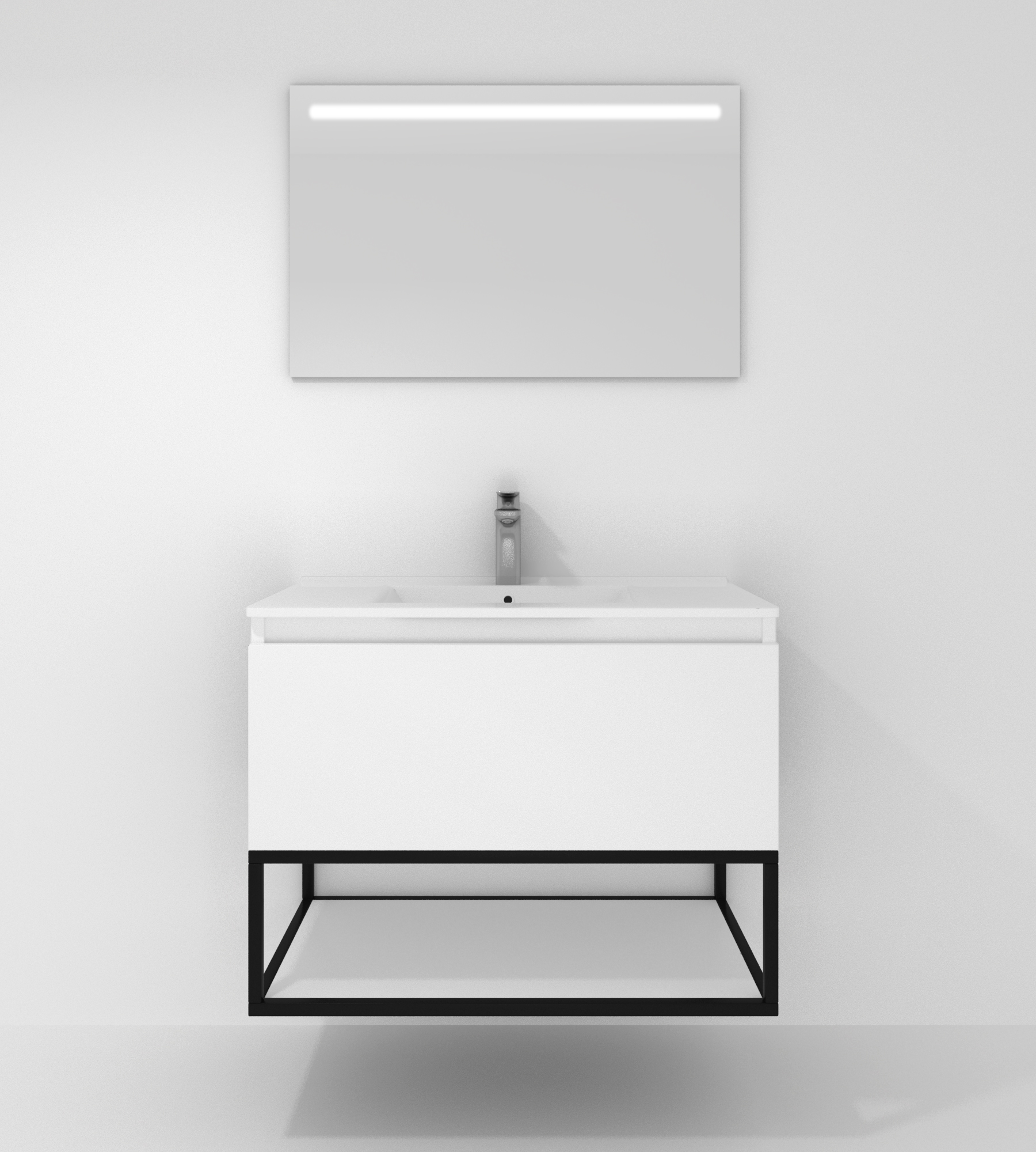 Pack Adour avec lavabo et miroir LED