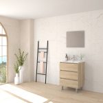 Pack ALEGHE + lavabo + espejo liso