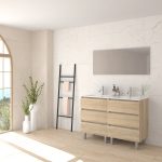 Pack ALEGHE + lavabo + espejo liso