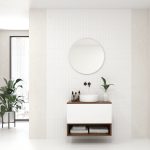 Pack AUDE + vase + miroir circulaire LED