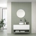 Pack AUDE + vase + miroir circulaire LED