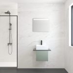 Pack BERRY + évier + miroir LED