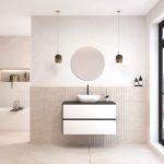 Pack BEUNEVEU + lavabo + miroir rond