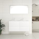 Pack Bruche + lavabo + miroir LED