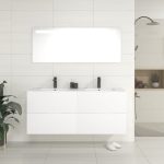 Pack Bruche + lavabo + miroir LED