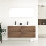 Pack Bruche + lavabo + miroir LED