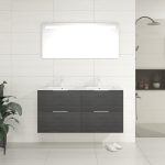 Pack Bruche + lavabo + miroir LED