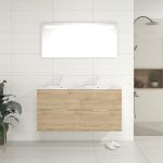 Pack Bruche + lavabo + miroir LED