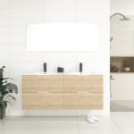 Pack Bruche + lavabo + miroir LED
