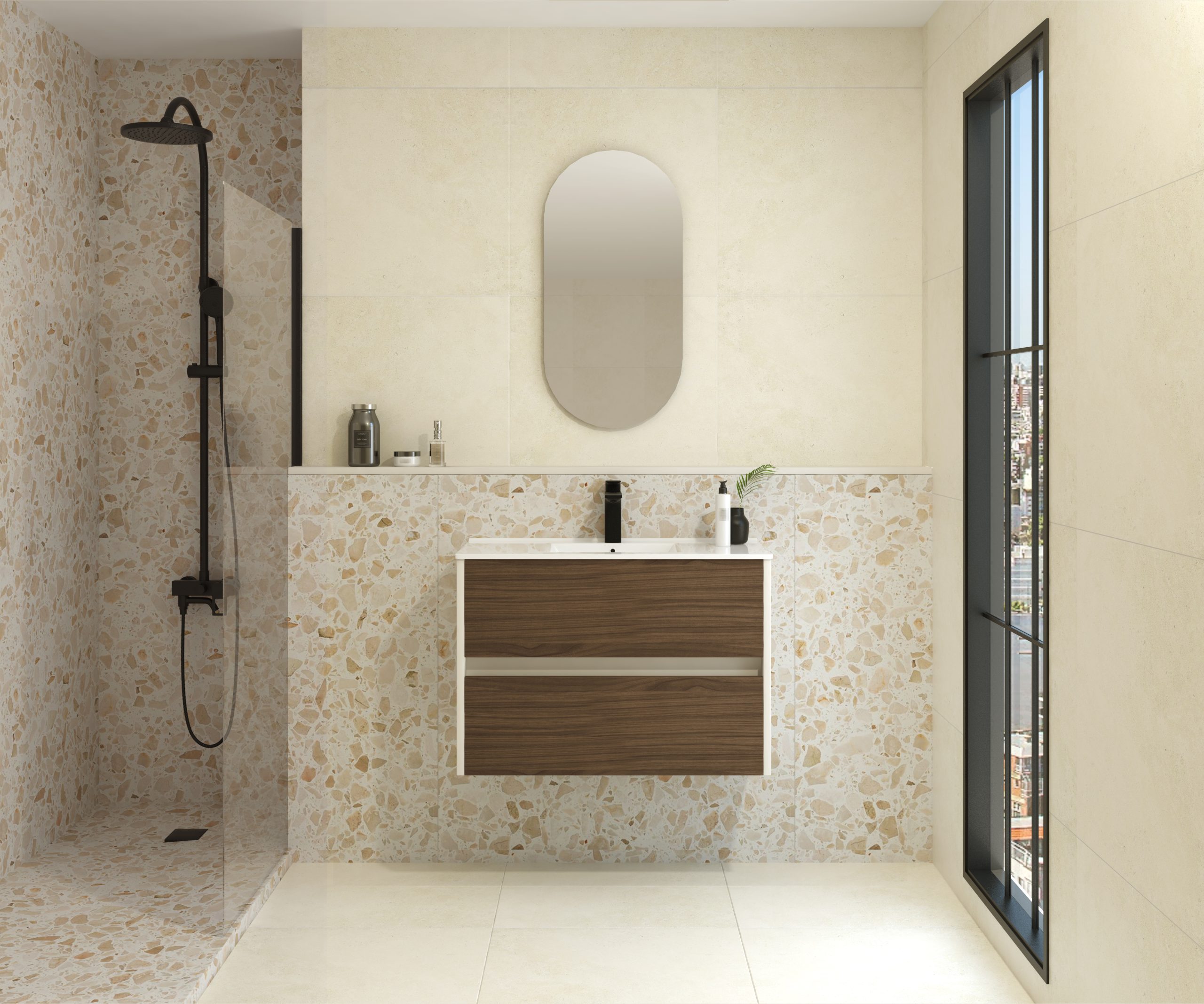 Pack FRÉMIN + évier + capsule miroir