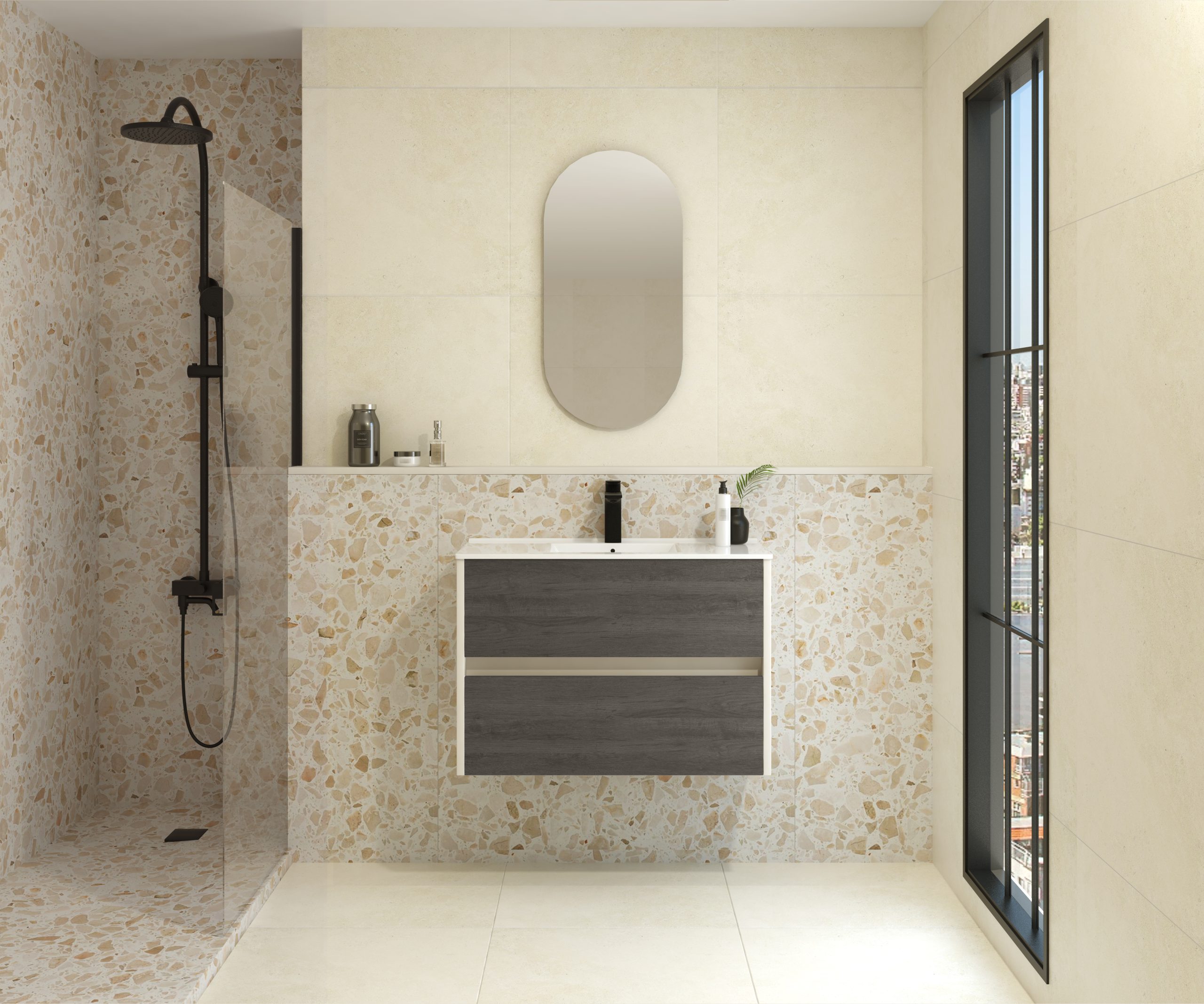 Pack FRÉMIN + évier + capsule miroir