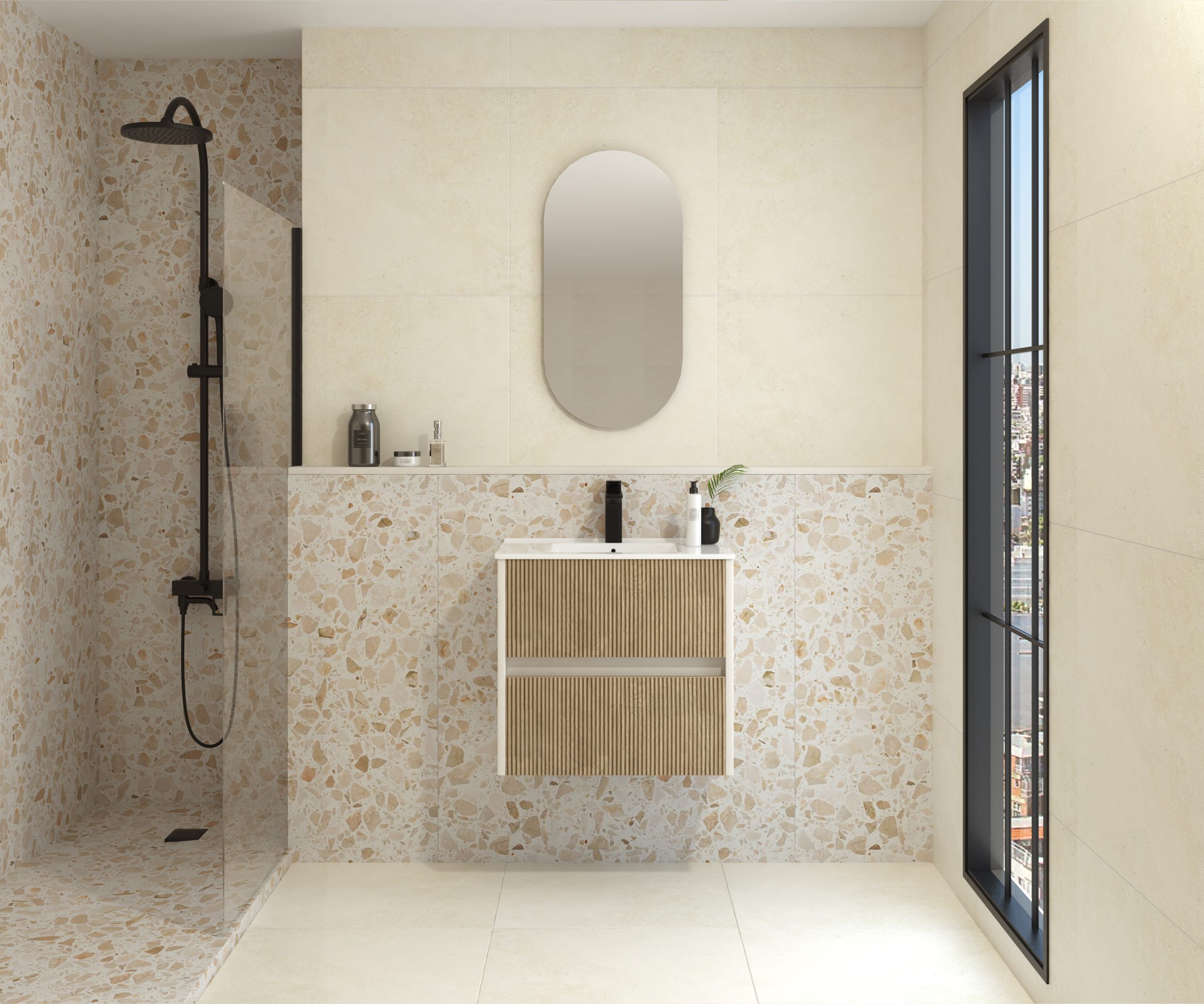 Pack FRÉMIN + évier + capsule miroir