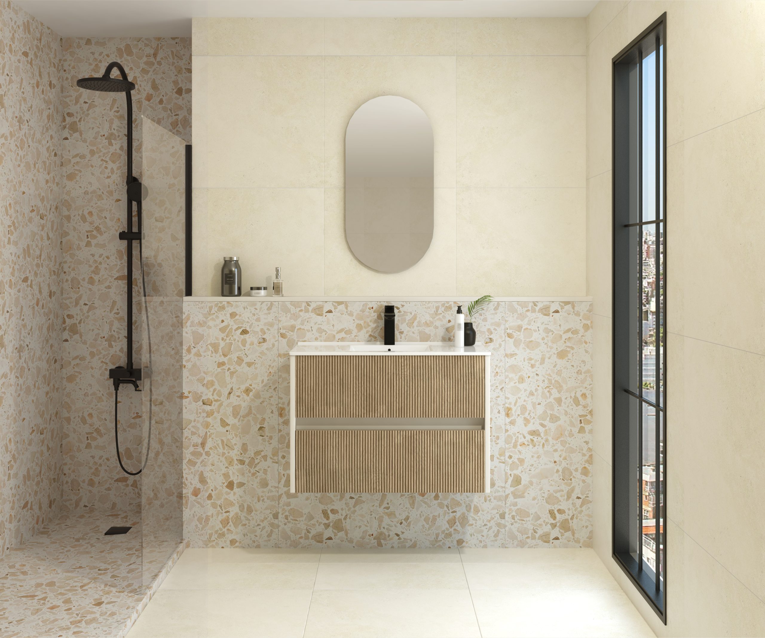 Pack FRÉMIN + évier + capsule miroir