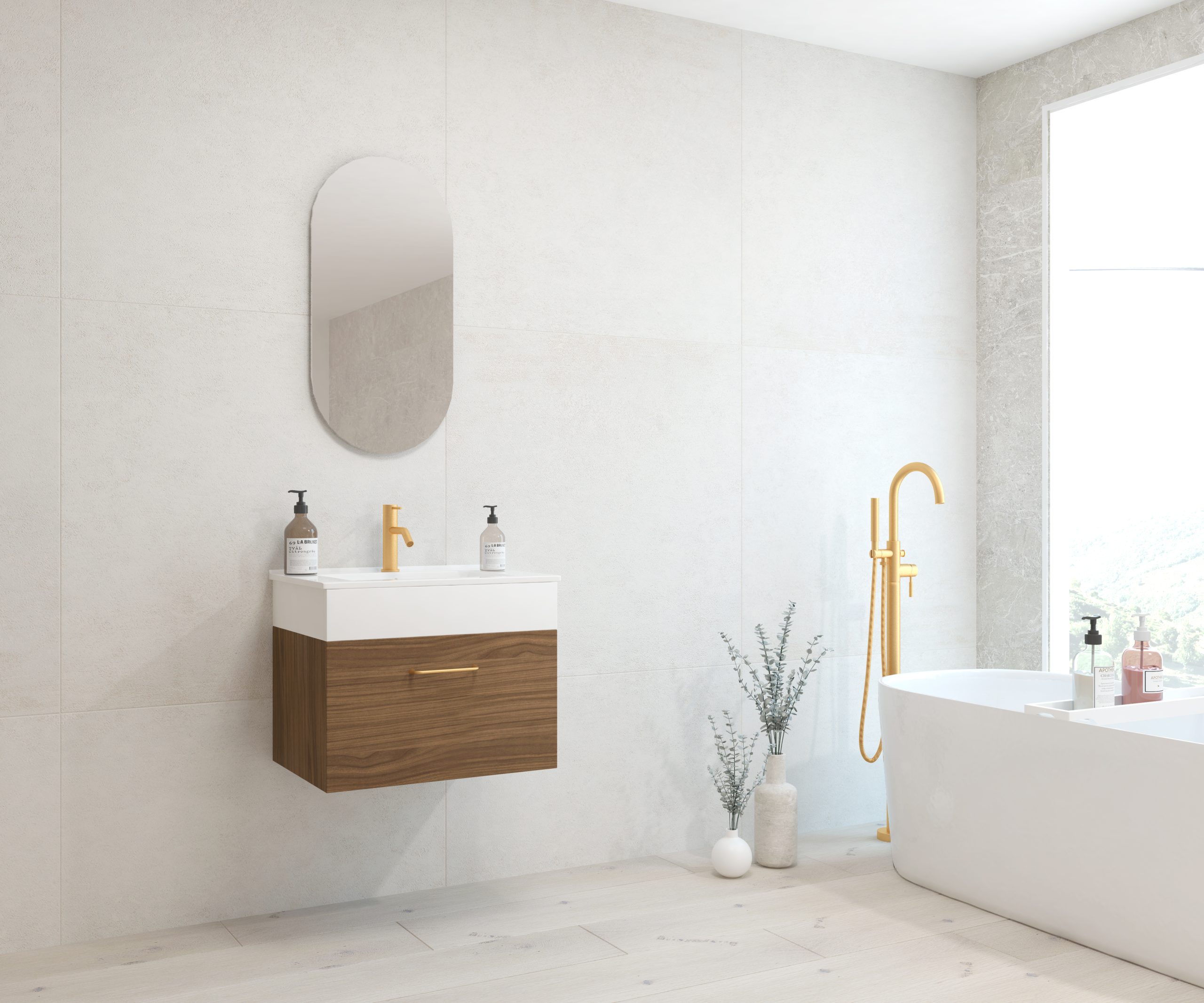 Pack FOURIER + évier + capsule miroir