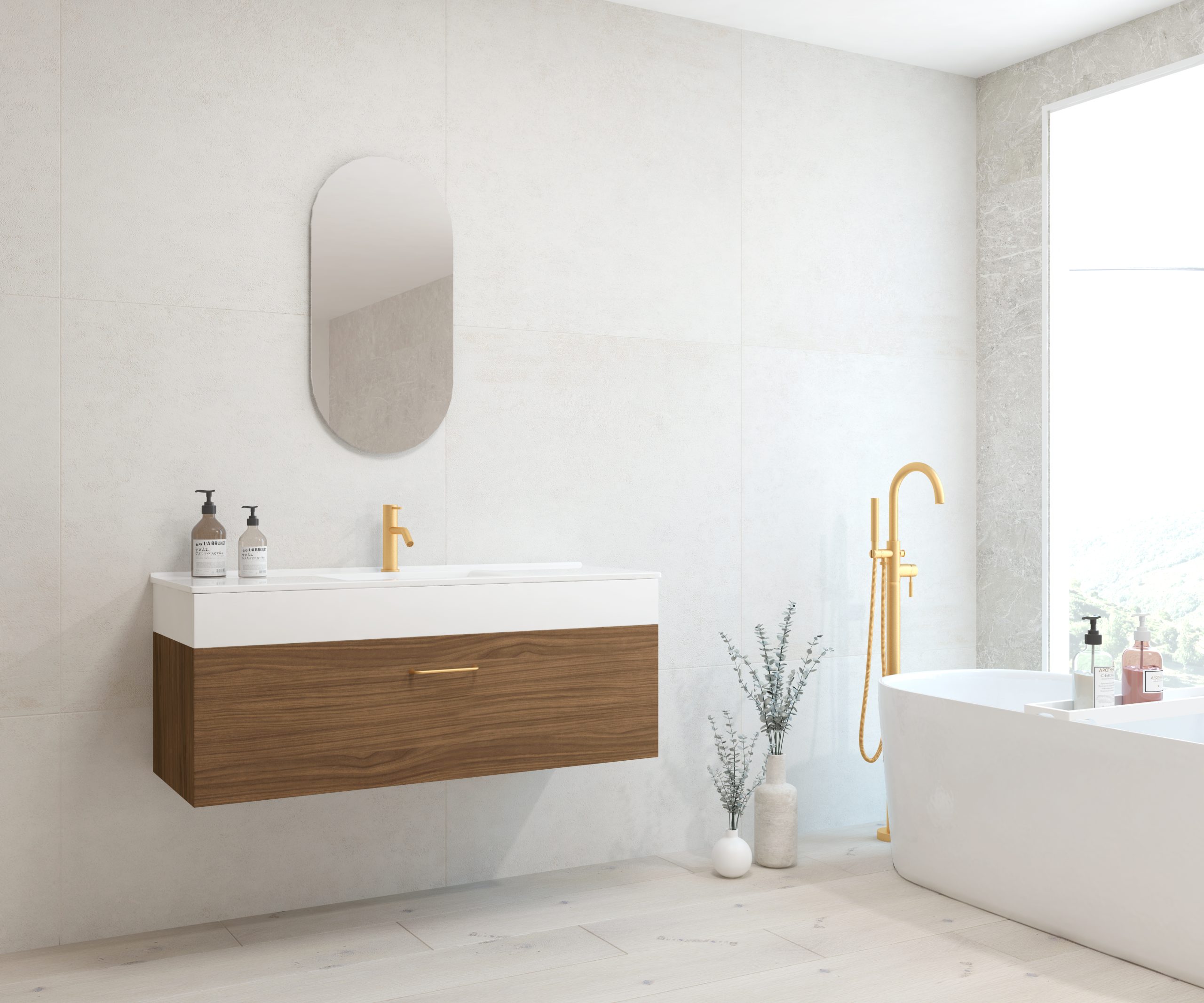 Pack FOURIER + évier + capsule miroir