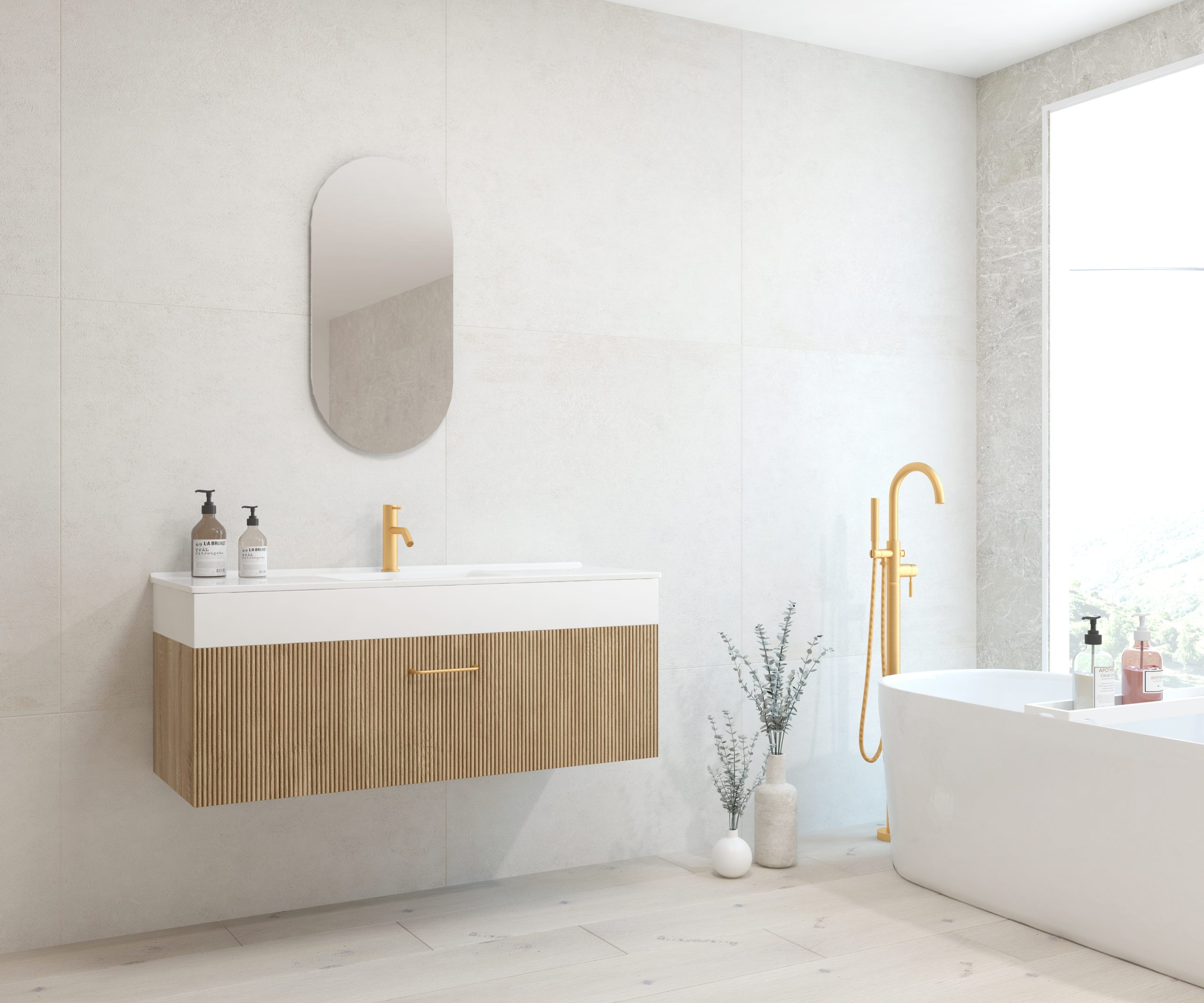 Pack FOURIER + évier + capsule miroir