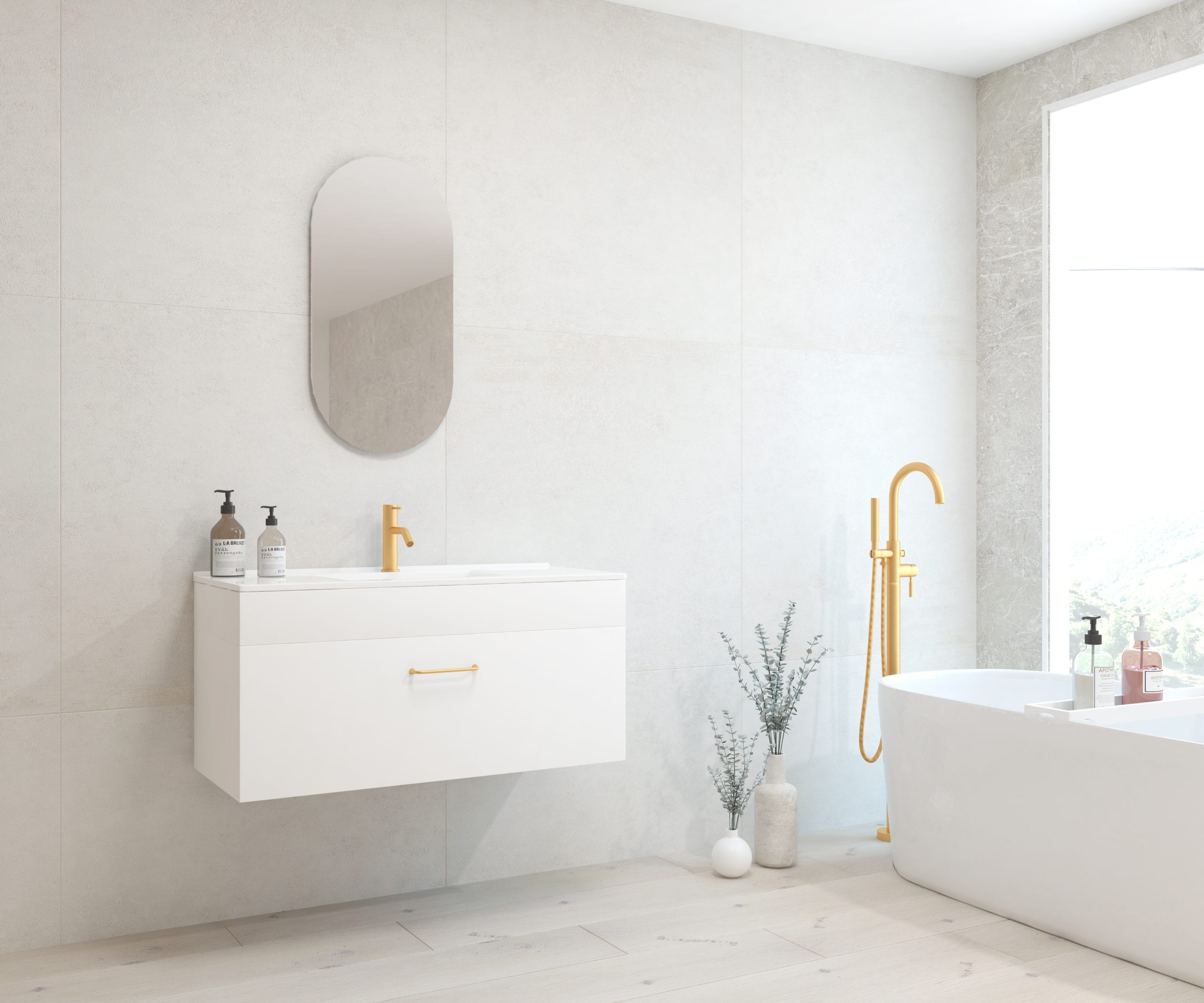 Pack FOURIER + évier + capsule miroir