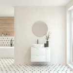Pack GEBELIN + lavabo + miroir rond