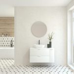 Pack GEBELIN + lavabo + miroir rond