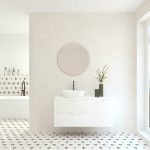 Pack GEBELIN + lavabo + miroir rond